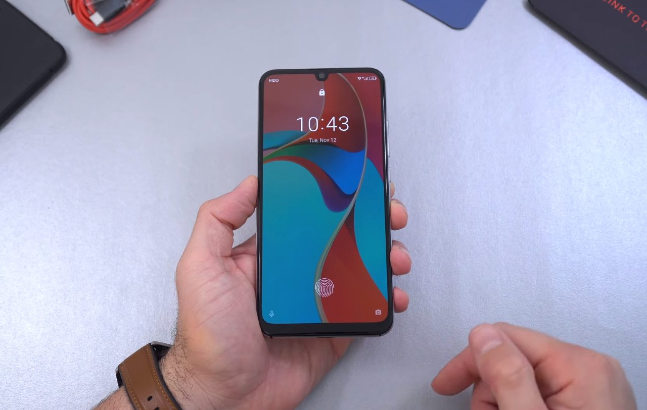 UMIDIGI X_skener odtlackov prstov
