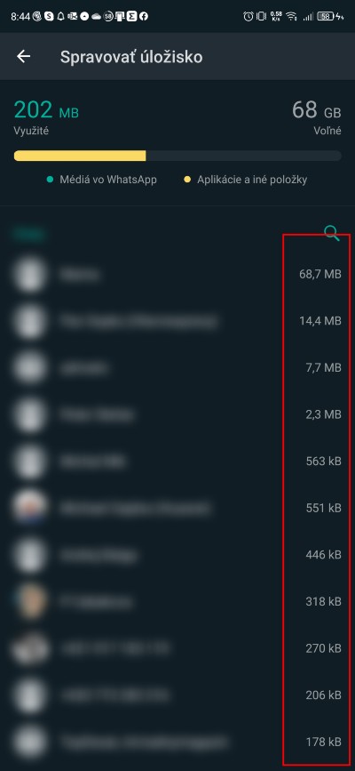 WhatsApp_ako vymazat prebrane multimedialne subory z aplikacie_6