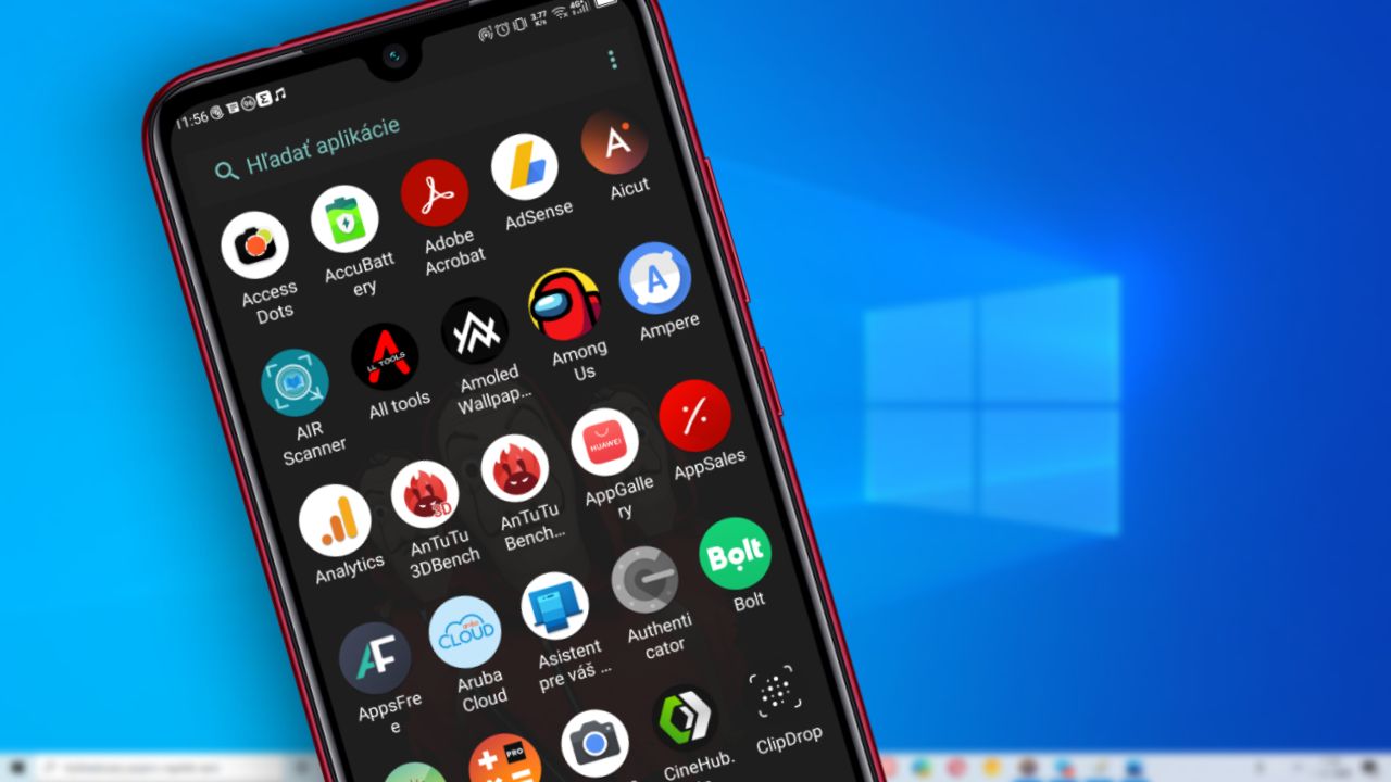Android aplikacie na Windowse