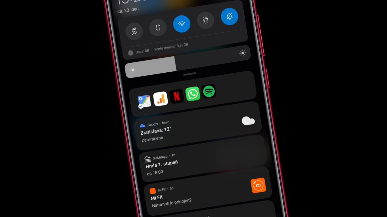 Android pridanie rychlych odkazov do notifikacnej listy