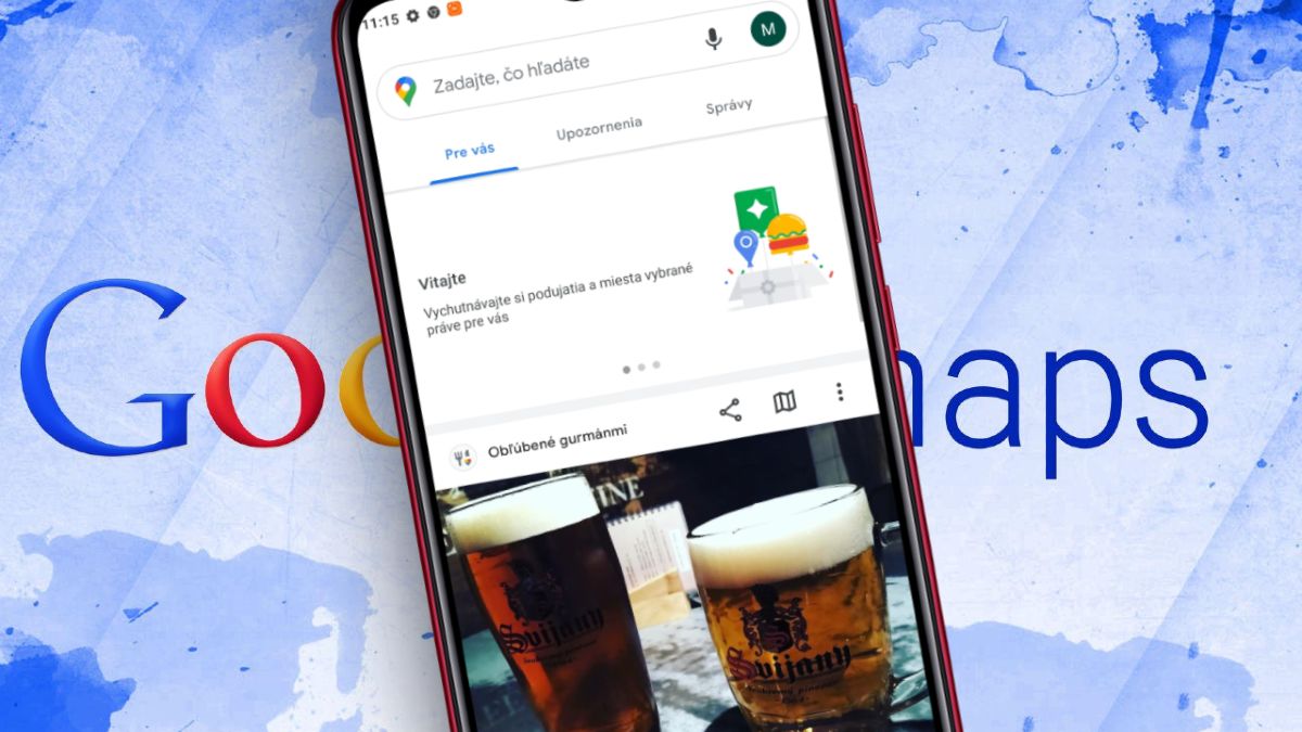 Google Mapy nastenka