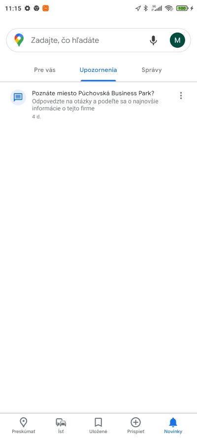 Google Mapy_Nastenka s novinkami_1