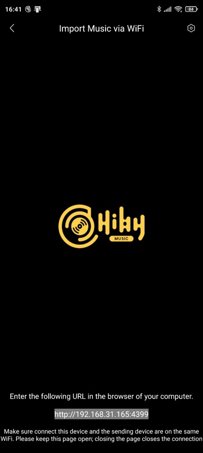 Hiby Music_prenos suborov cez Wi-Fi_2