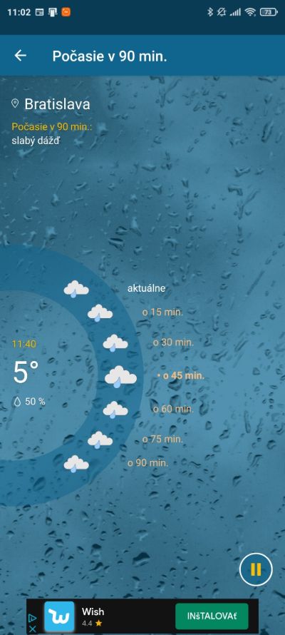 pocasie a radar_android aplikacia_2