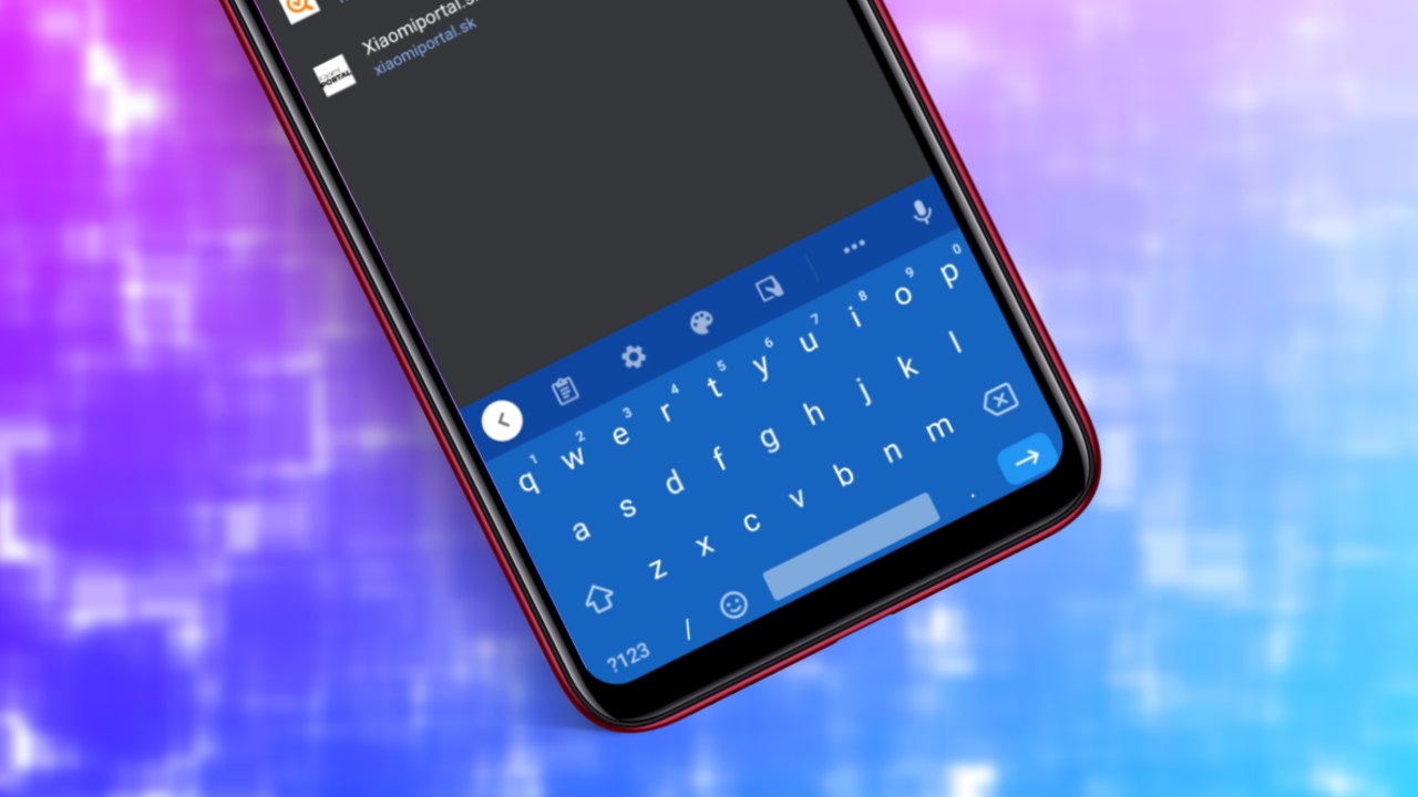 vzhlad klavesnice Android