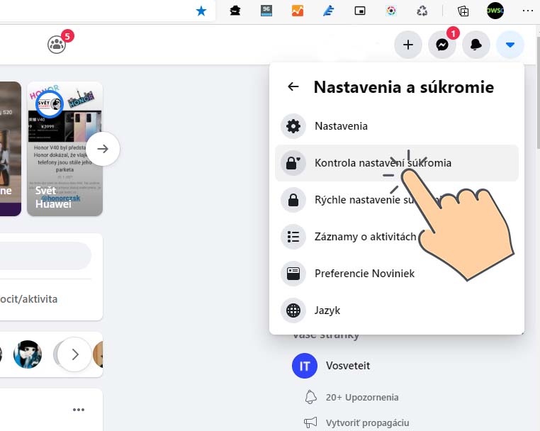 Facebook_zabranenie indexovaniu profilu vo vyhladavacu_2
