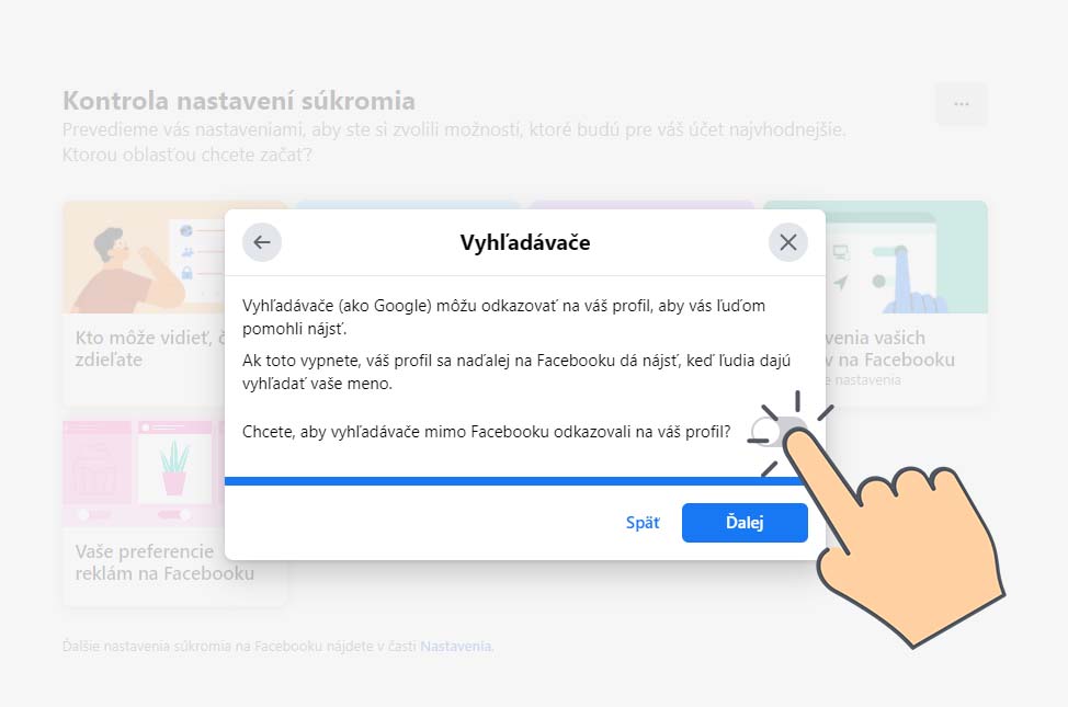 Facebook_zabranenie indexovaniu profilu vo vyhladavacu_4