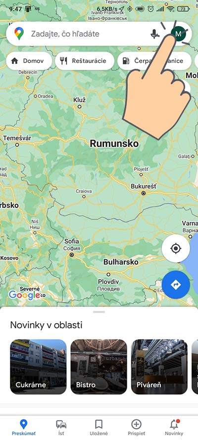 Google Mapy_stiahnutie offline mapGoogle Mapy_stiahnutie offline map