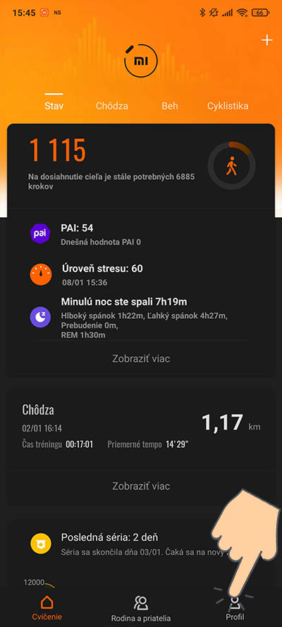 Mi Band 5_zmena predvoleneho jazyka_1