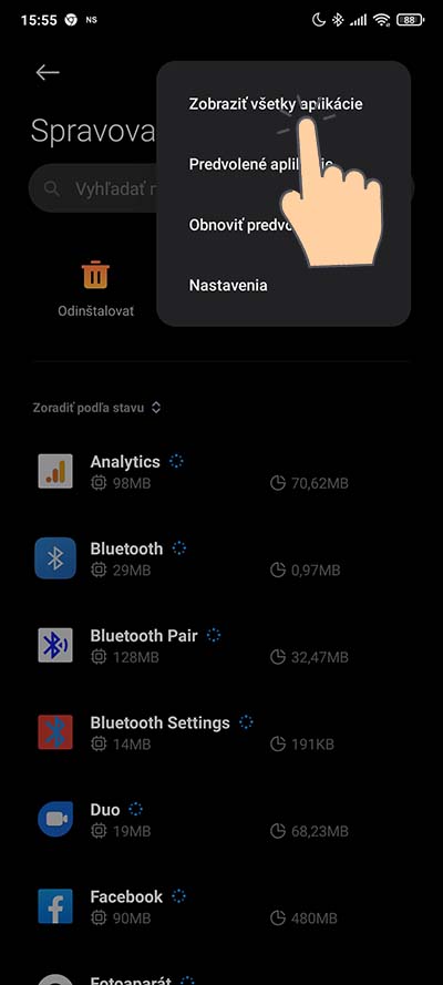 Spravca aplikacii_vypnutie obmedzeni baterie_3