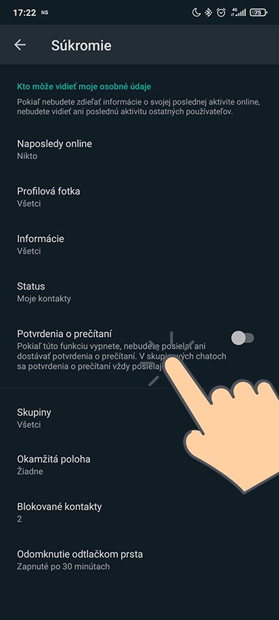 WhatsApp_funkcia vypnutia notifikacii_2