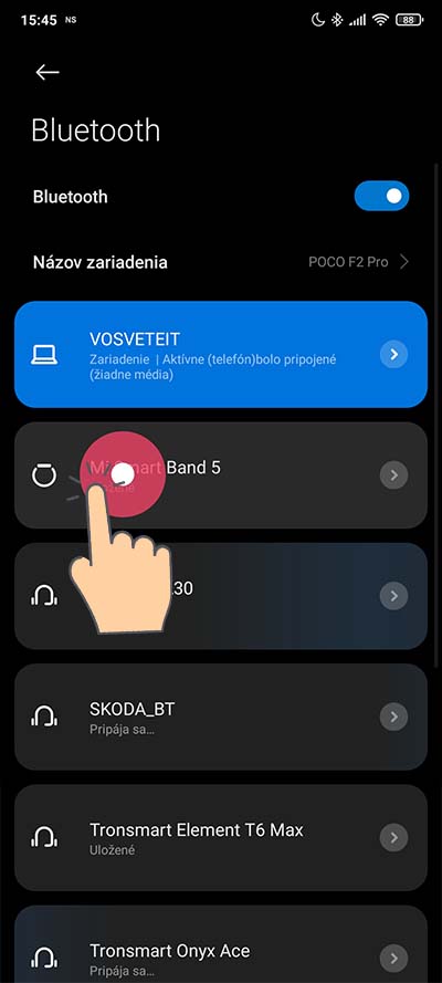 odstranenie starych bluetooth spojeni