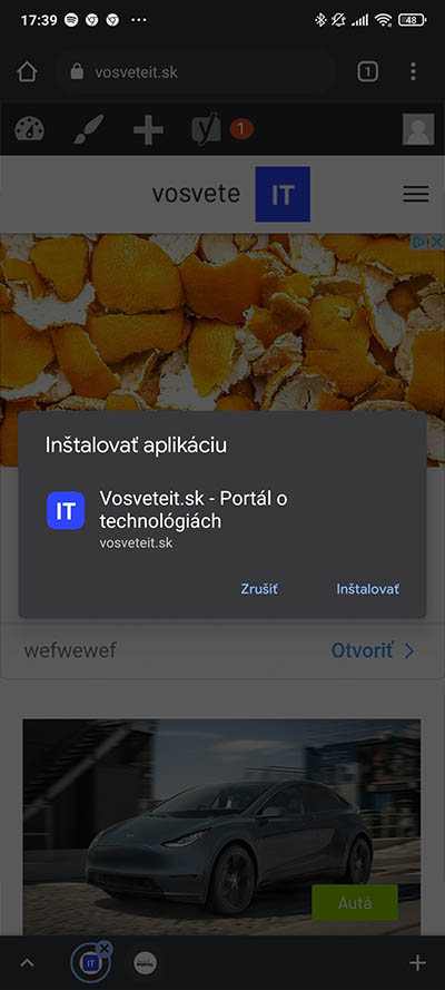vytvorenie odkazu na webovu stranku na ploche smartfonu_3