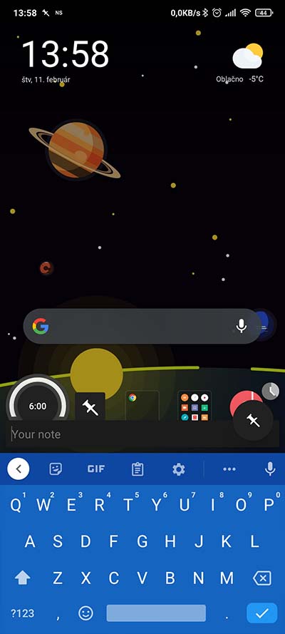 Aplikacia p!n_pripmnutie poznamky do panelu s upozorneniami_android_2