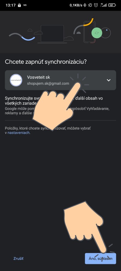 Chrome_nastavenie synchronizacie PC a smartfon_2