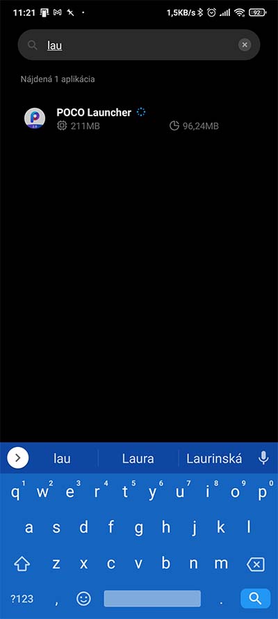 MIUI_premazanie Cache pamate launchera