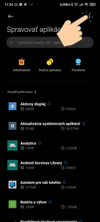 MIUI_premazanie Cache pamate launchera_0