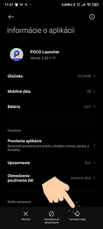 MIUI_premazanie Cache pamate launchera_1