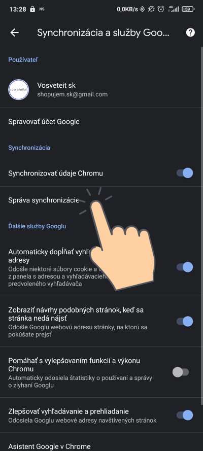 Nastavenie synchronizacie smartfon_pocitac_dodatocne nastavenia_2