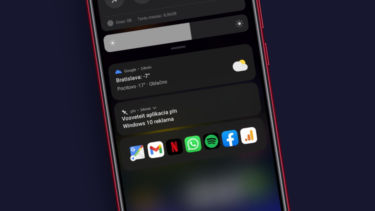 Pridanie poznamky do notifikacnej listy