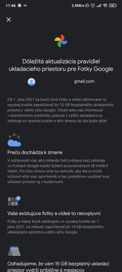 Google Fotky_notifikacia nove pravidla_2