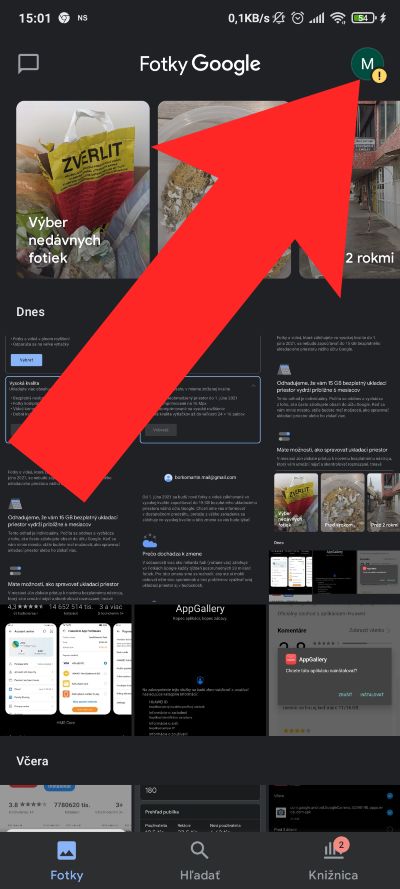 Google Fotky_zistenie uctu_1