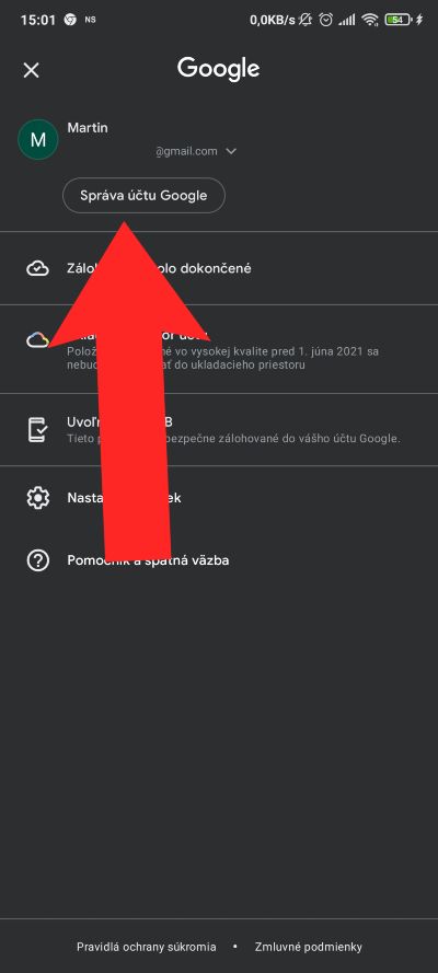 Google Fotky_zistenie uctu_2