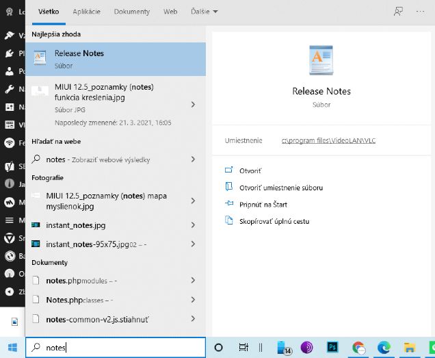 Poznamkovy blok_Windows 10