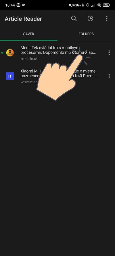 Uloženie clanku na neskorsie precitanie_Android_1