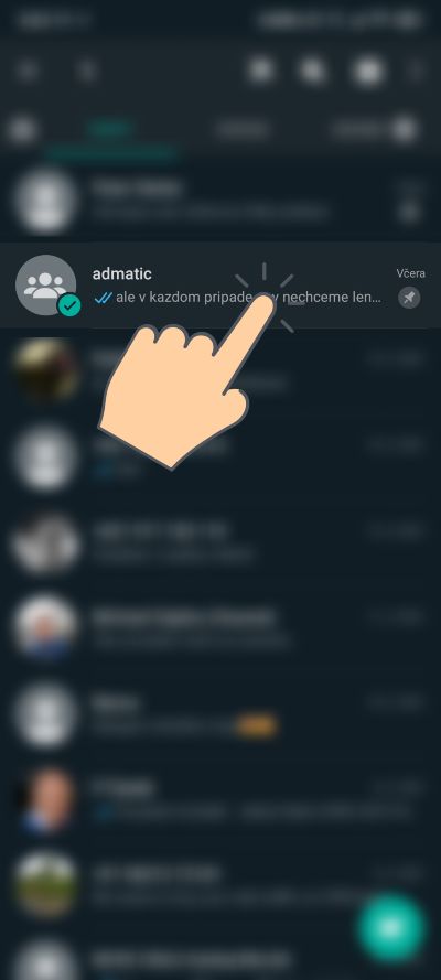 WhatsApp_vymazanie informacie o precitani spravy_1