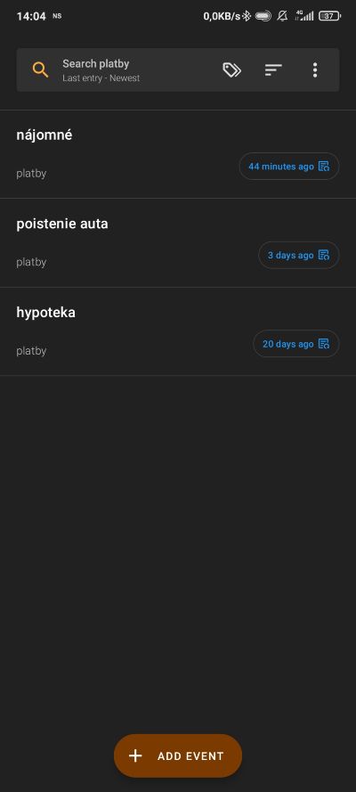 Aktivity manazer pre Android_funkcia vyhladavania_1 (1)