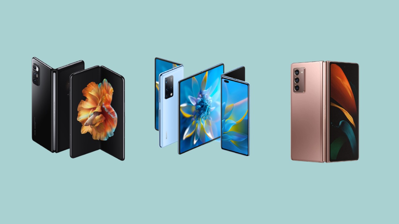 Mi MIX Fold Huawei Mate X2 Samsung Galaxy Z Fold2