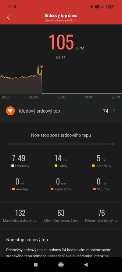 Mi Band 6 tep tracker