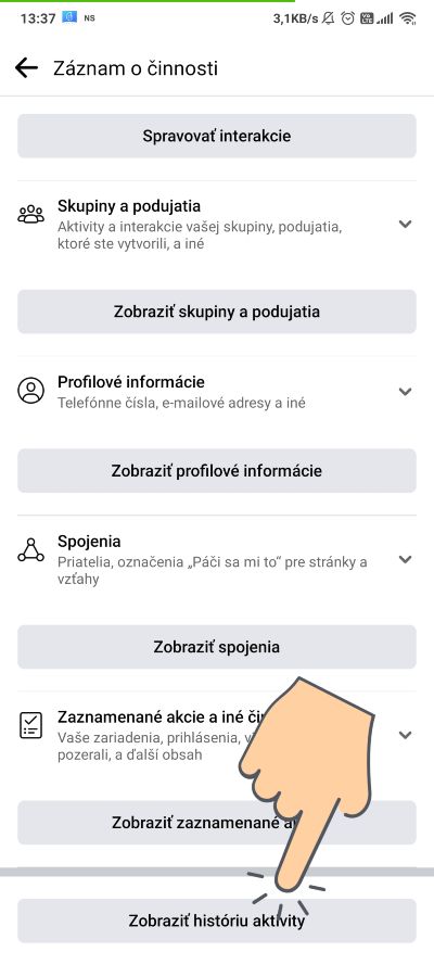 Ako si pozriet log aktivity na facebooku_3