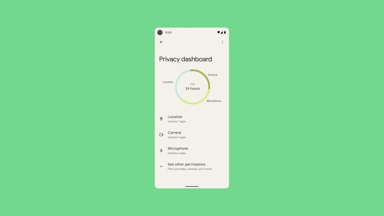 Android 12_novy panel sukromia