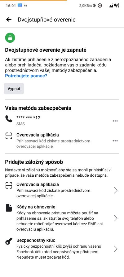 Dvojstupnova autentifikacia_facebook_ako zapnut_2