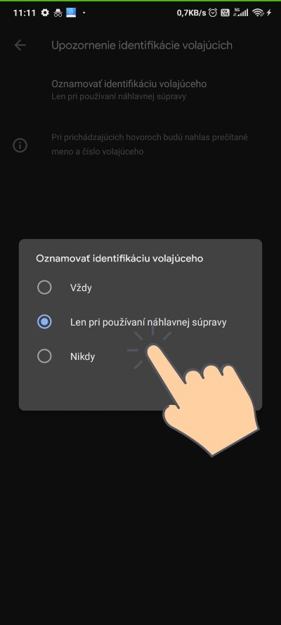 Google Telefon_oznamenie volajuceho_3