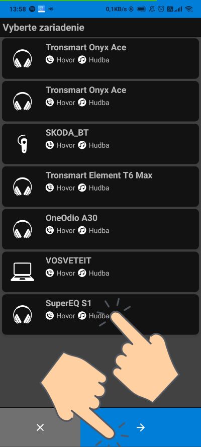 Pridanie widgetu_Bluetooth skratka_3