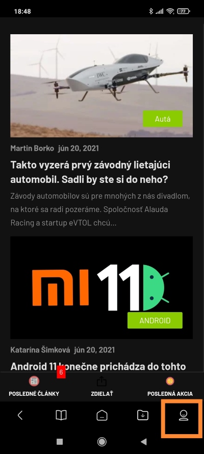 Mi prehliadač test internetu