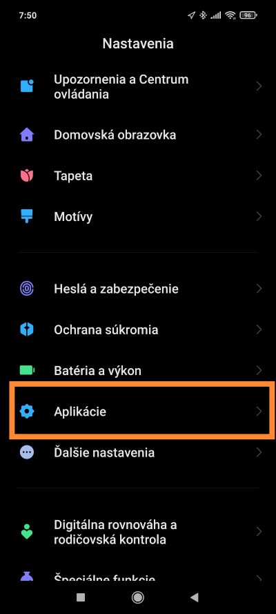 Skryté aplikácie MIUI