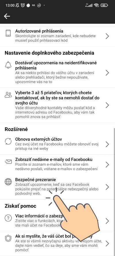 Facebook_odfiltrovanie podvodnych stranok_navod_3