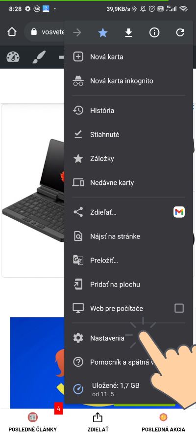Google Chrome_kontrola hesiel_1