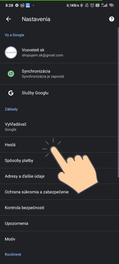 Google Chrome_kontrola hesiel_2
