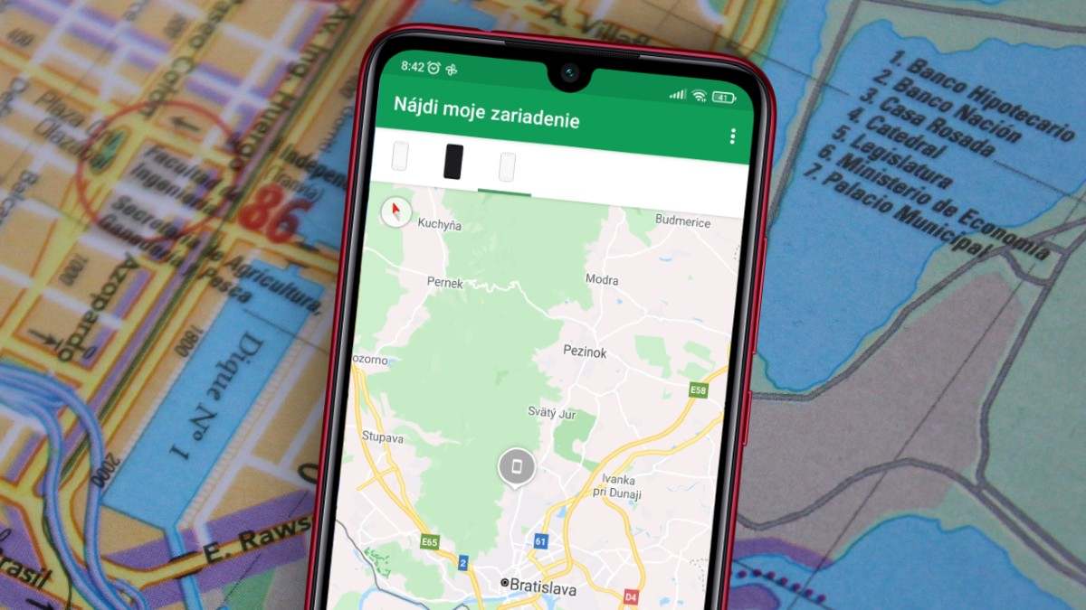 Najdi moj smartfon_android funkcia