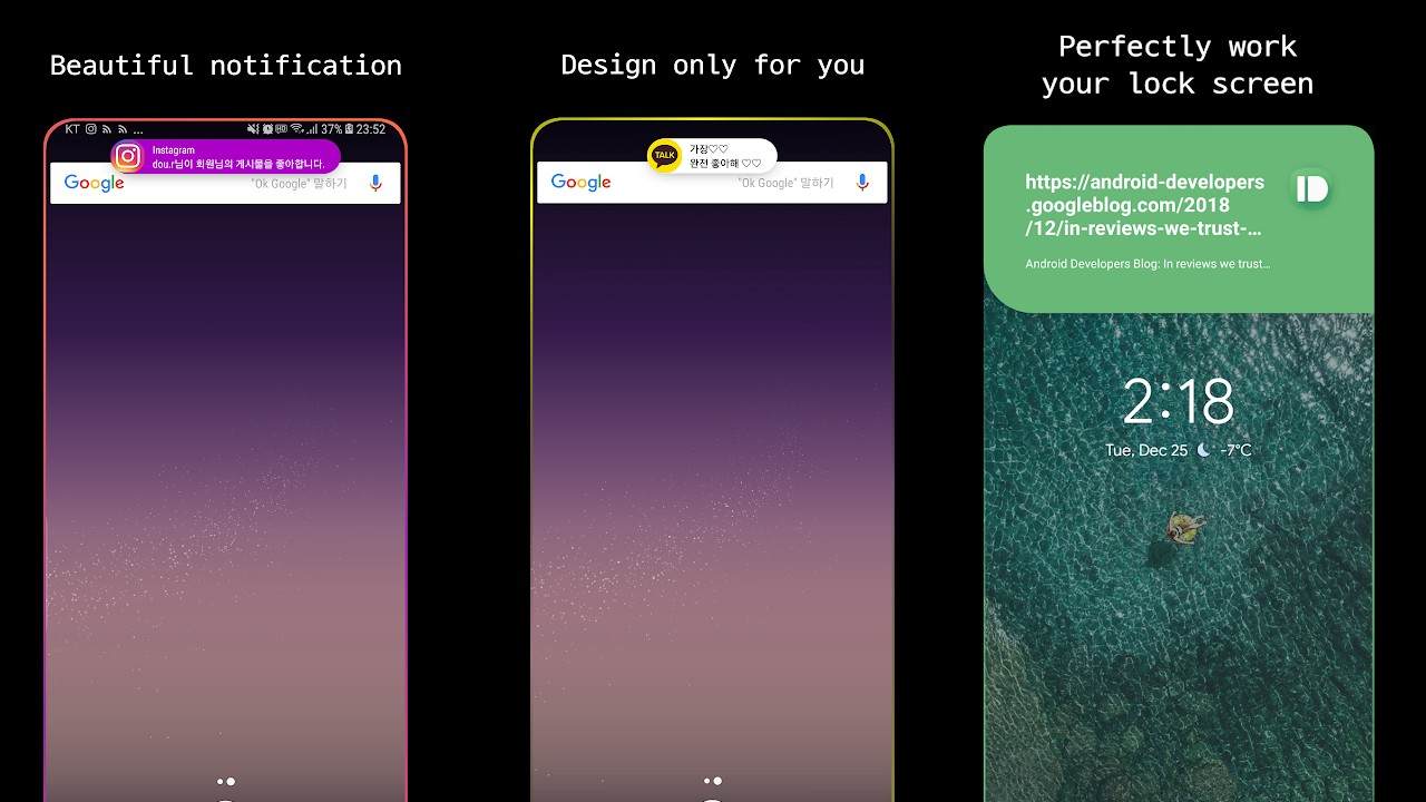 Uprava vzhladu notifikacii_aplikacia pre Android