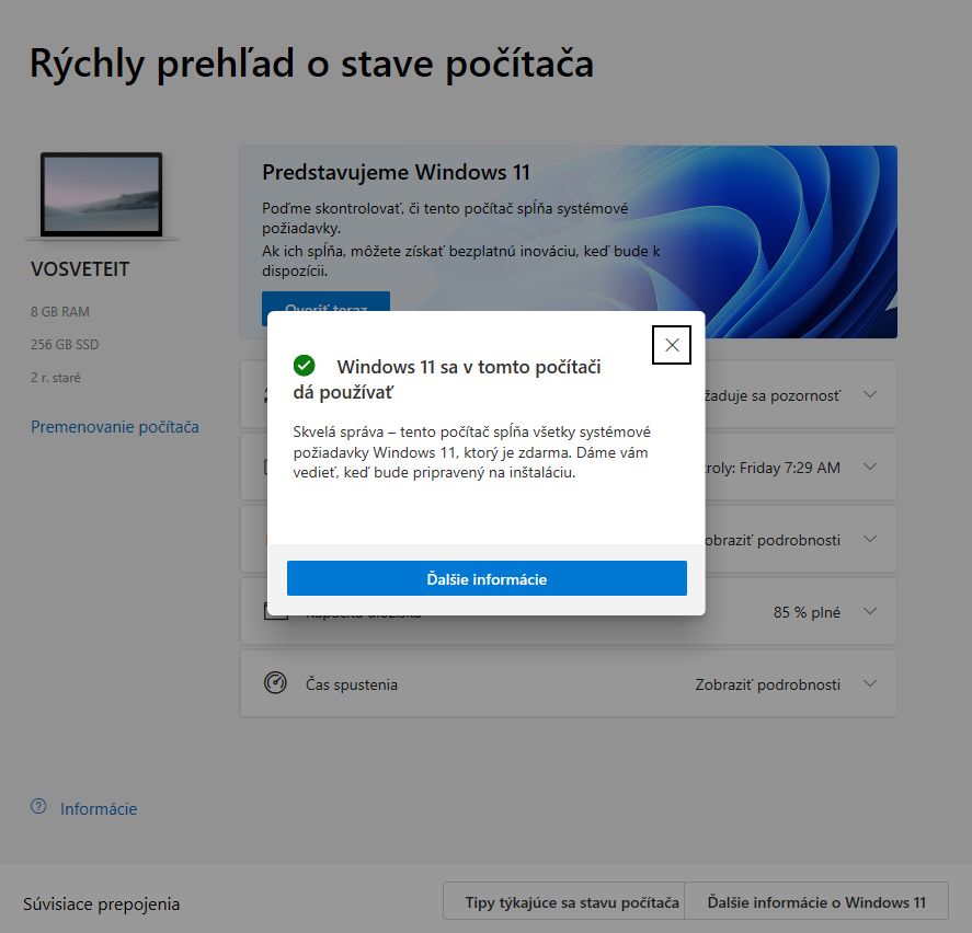 Windows 11 Kompatibilita