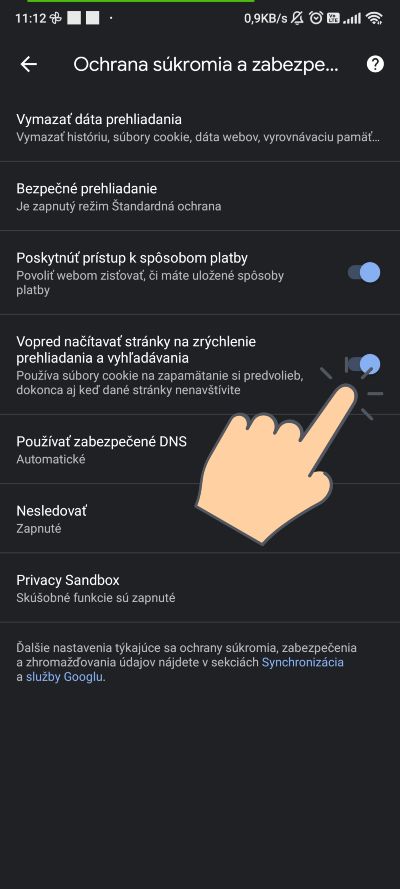 Zrychlenie nacitania stranok_chrome_3