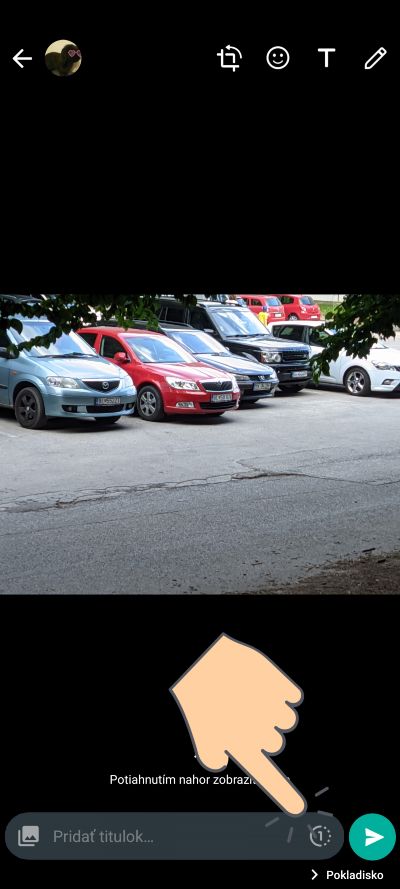 odoslanie fotografie cez whatsapp v rezime vidiet iba raz_2