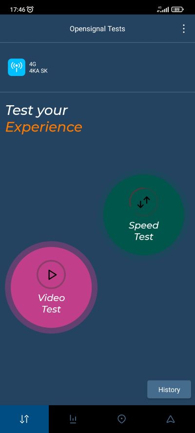 open signal_test rychlosti internetu
