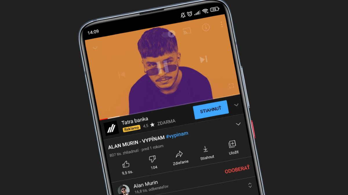 YouTube_prehravanie hudby